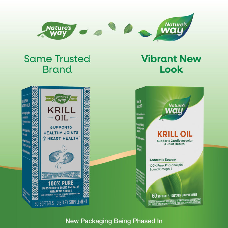 [Australia] - Nature's Way Krill Oil 100% Pure Krill Oil Unflavored 60 Count (Pack of 1) 