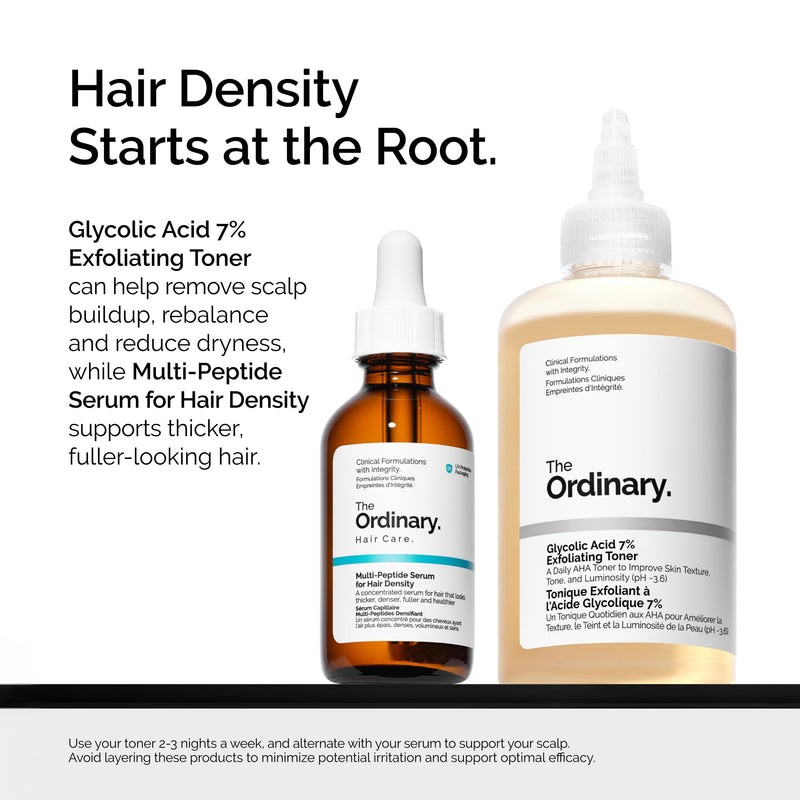 The Ordinary Multi-Peptide Serum for Hair Density, Peptide-Powered Formula for Thicker, Fuller Looking Hair 2.02 Fl Oz (Pack of 1)