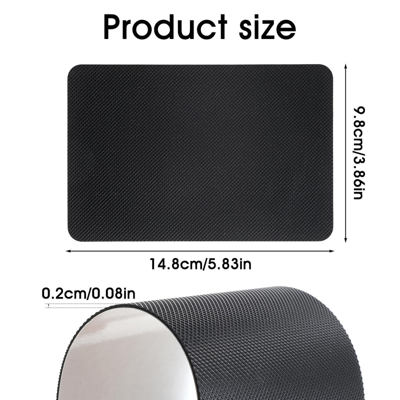 [Australia] - YUXIANLB Pack of 4 shoe sole protectors, self-adhesive shoe sole protectors for high heels, black shoe sole protectors, silicone anti-slip shoe handles on the bottom of the shoes, non-slip shoe pads 