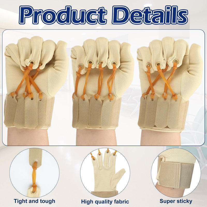 [Australia] - Traction Exercise Right Hand Glove Finger Flexion Glove Deluxe Traction Glove Handed Exercise Glove for Increasing Strength Flexion of Joints and Fingers, Small/Medium 