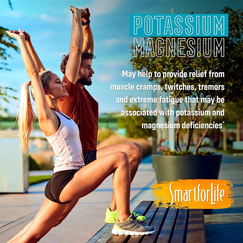 Smart for Life Potassium Magnesium & Vitamins A,D3, K2 90 Count