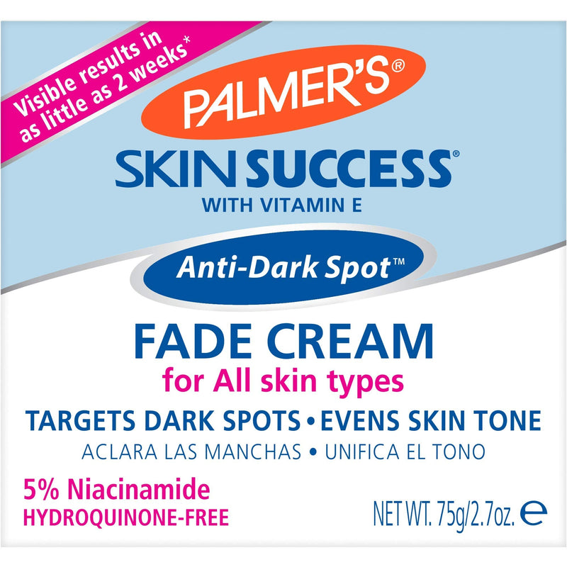Palmer's Skin Success Anti-Dark Spot Fade Cream with Vitamin E and Niacinamide, for All Skin Types, 2.7 Ounce (Pack of 2)
