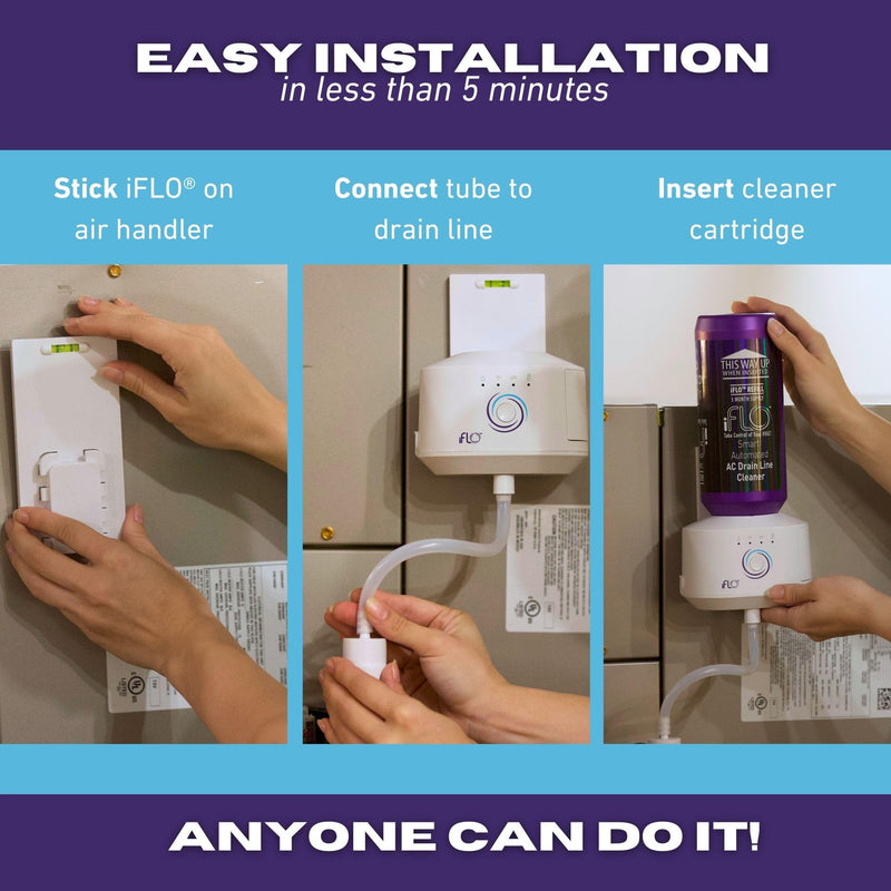 [Australia] - 3 Month Smart Automated AC Drain line Cleaner Cartridge (1 x 36 Fl Oz Cartridge) 1 x 36 Fl Oz Cartridge 