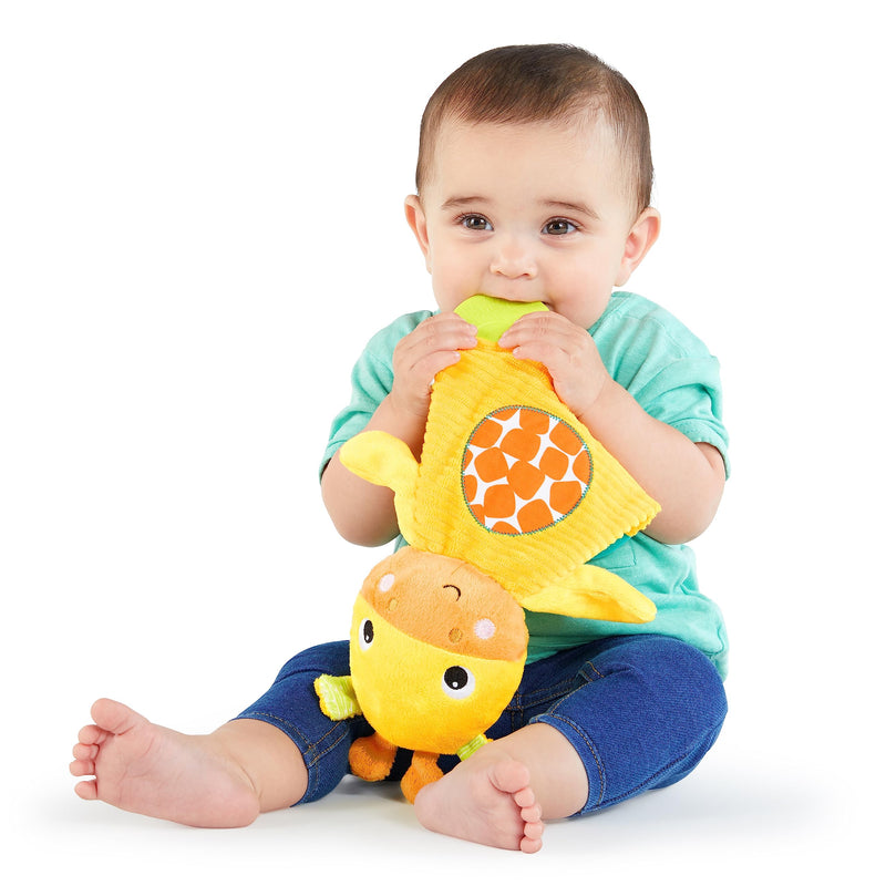 [Australia] - Bright Starts Snuggle & Teethe BPA-free Crinkle Teething Plush Baby Toy - Giraffe 