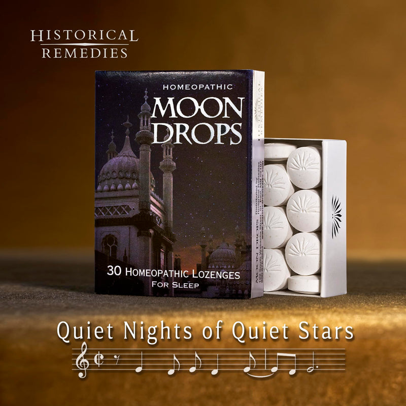 [Australia] - Moon Drops Sleep Aid Lozenges (3 Pack) | Homeopathic Vanilla Flavor Supplement, Non-Habit Forming Vegan Gluten-Free Sleep Support Including Coffea Cruda 12X 30 Count (Pack of 3) 