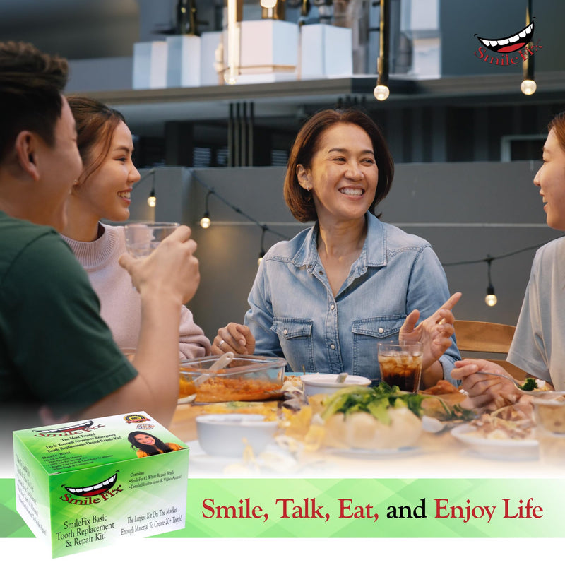 [Australia] - BF Products SmileFix Basic Dental Repair Kit - Durable Compound - for Missing Or Damaged Teeth - Fix Gaps, Broken Tooth, Missing Teeth, Spaces - Repairs - Fast & Easy - Confident Smiles 