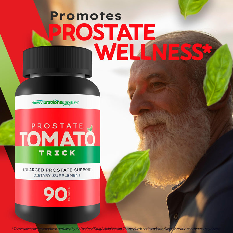 Prostate Tomato Trick - Our Best Enlarged Prostate Supplement For Men - Natural Mens Prostate Health Supplements - Ultimate Prostate Formula - Inflammatory Health - Help Support Healthy Prostate Genex
