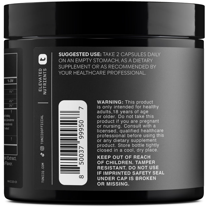 [Australia] - Toniiq 1300mg NAC - 4 Month Supply - Min. 98%+ Tested Purity - Ultra High Strength Bioavailable NAC Cysteine Supplement - 240 Vegetarian N Acetyl Cysteine Capsules -Lab Tested TQ 240 Count (Pack of 1) 