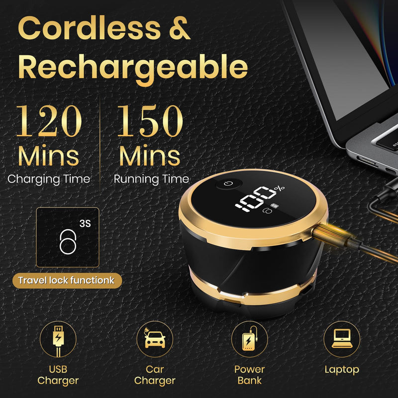 Ufree Head Shavers for Bald Men, Electric Shavers Razor, Rechargeable Bald Head Razor, Magnetic 6D Rotary Shaver, Waterproof Face Beard Trimmer Mens Grooming Kit, Gifts for Men