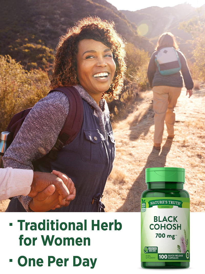 [Australia] - Nature's Truth Black Cohosh | 100 Capsules | Root Extract | Non-GMO, Gluten Free 