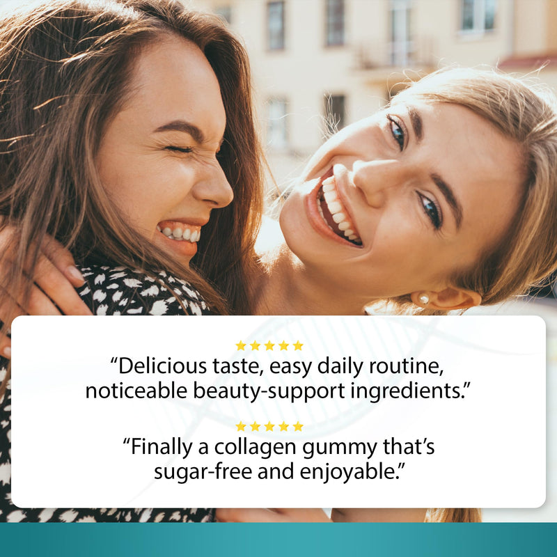 Hydrolysed Collagen Gummies with Biotin + Oral Hyaluronic Acid | Highly Absorbable with Vitamin C+E | 60 Sugar Free Natural Pineapple Flavoured Gummies