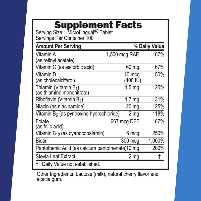 Superior Source One Daily Multi-Vitamin - Daily Supplement Supports Bone Strength, Immune System Function & More - Health Supplement with 11 Vitamins & Nutrients - 100 Instant Dissolve Tablets 100 Count (Pack of 1)