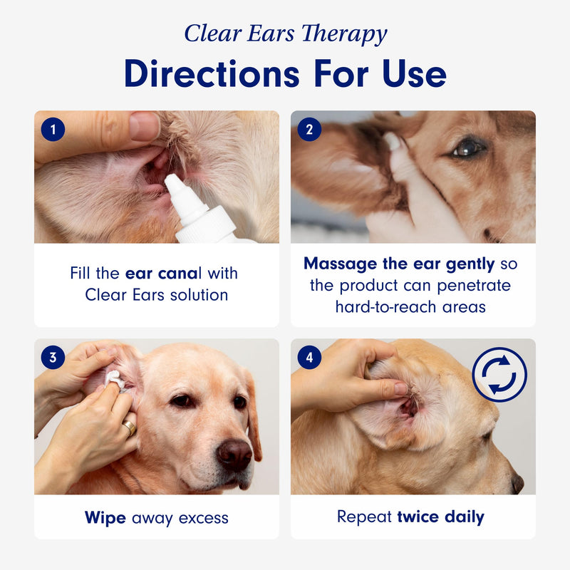 PetLab Co. - Gut & Ear Health Bundle: Probiotics for Dogs, Support Gut Health & Seasonal Allergies, & Ear Cleaner for Dogs, Supporting Yeast & Healthy Ear Canals - Easy to use Formulas - PawsPlanet Australia