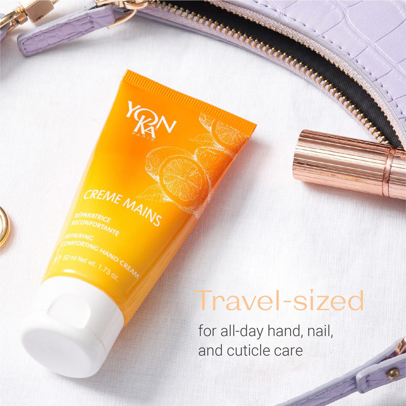 Yonka Sweet Orange Shea Butter Hand Cream | Vitamins E and Grape Seed Oil, Soften and Repair, Mandarin and Citrus Scent, Nourish Dry Hands, Nails and Cuticles, 1.73 oz