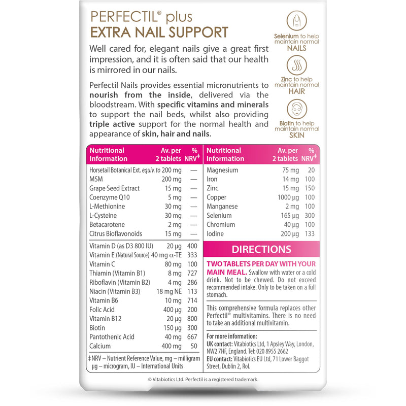 Vitabiotics - Perfectil - Plus Nails Extra Support - 60 Tablets