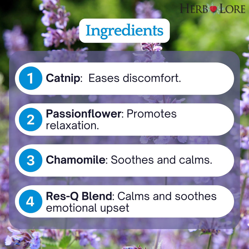 [Australia] - Herb Lore Teething Tincture – Soothing Herbal Drops with Passionflower, Catnip & Chamomile for Babies & Toddlers (2 fl oz) 2 Fl Oz 