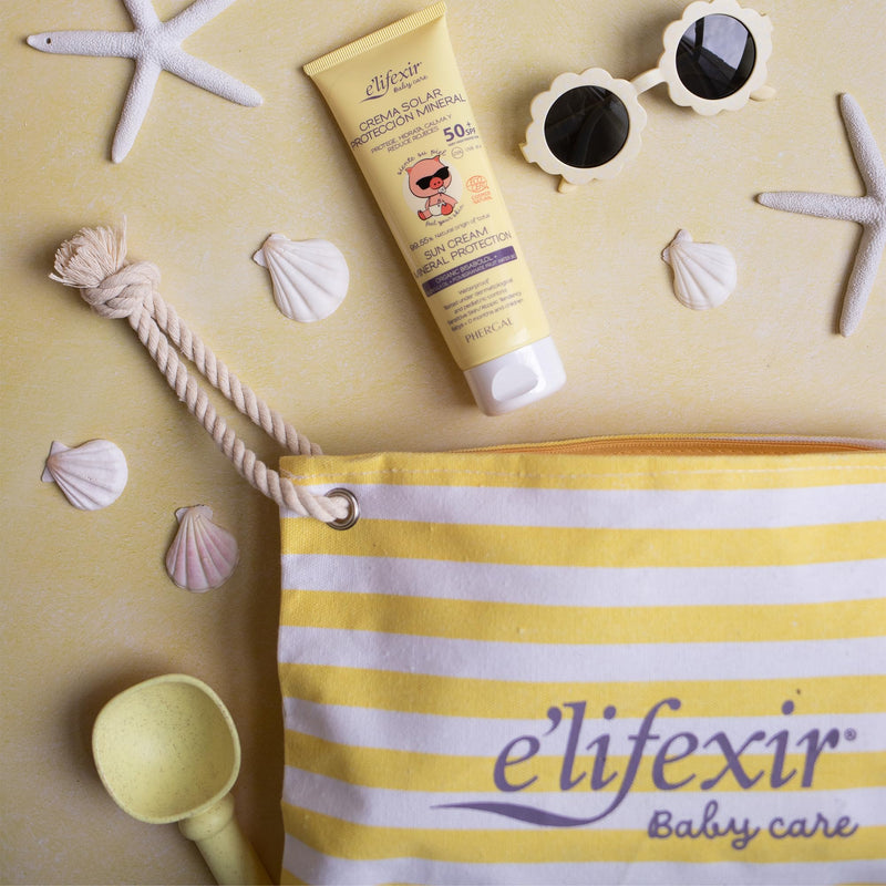 [Australia] - Elifexir Baby Care - Mineral Sunscreen | Children, babies | Sun protection UVA/UVB/IR-A SPF 50+ | 100% mineral filters | 99% natural ingredients | Waterproof | For face + body | 100ml 