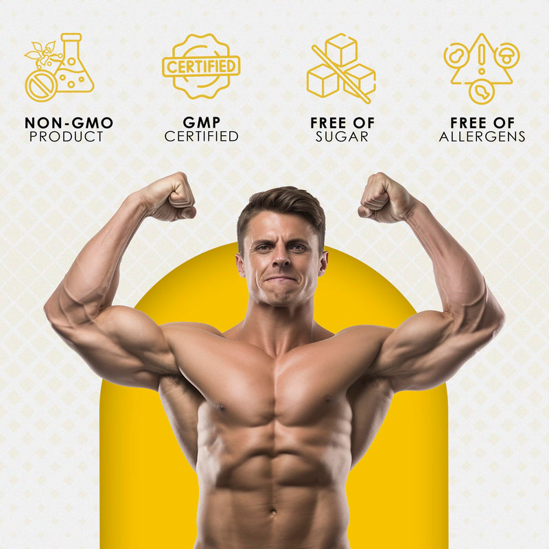Ambrosial Creatine Monohydrate Powder 5000 mg per Serving x 90 Servings, 450 g - Unflavoured, Vegan Creatine Supplement for Men & Women, GMP-Certified, Non-GMO & Gluten Free