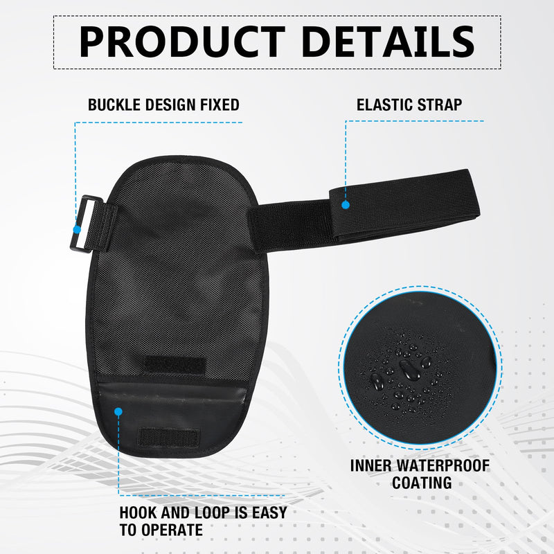 [Australia] - 2 Pcs Ostomy Bag Covers with Adjustable Belt Waterproof Ostomy Shower Cover Universal Opening Washable Pouch Liner for Women Men Stoma Urostomy Ileostomy Recover 