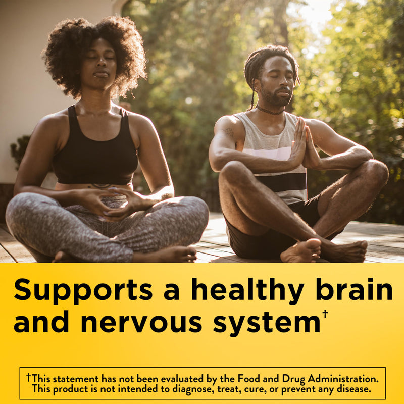 Nature Made Vitamin B1 100mg Tablets, 100 Tablets | Thiamine B1 Supplement for Energy Metabolism Support, Helps Support a Healthy Brain and Nervous System, 100 Day Supply Unflavored 100 Count (Pack of 1)