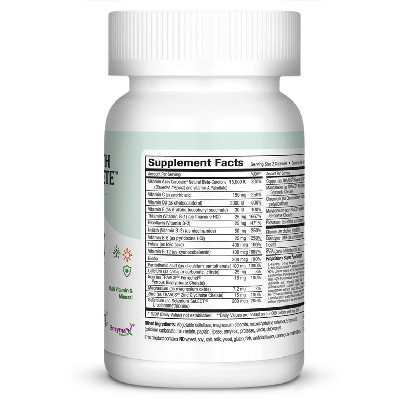 Maxi Health® Daily Multivitamin for Men & Women (60 Capsules) | Kosher | Multivitamin for Women & Men | Essential Vitamins & Minerals | Gluten-Free · Soy-Free | Non-GMO | Doctor Formulated 60 Count (Pack of 1)