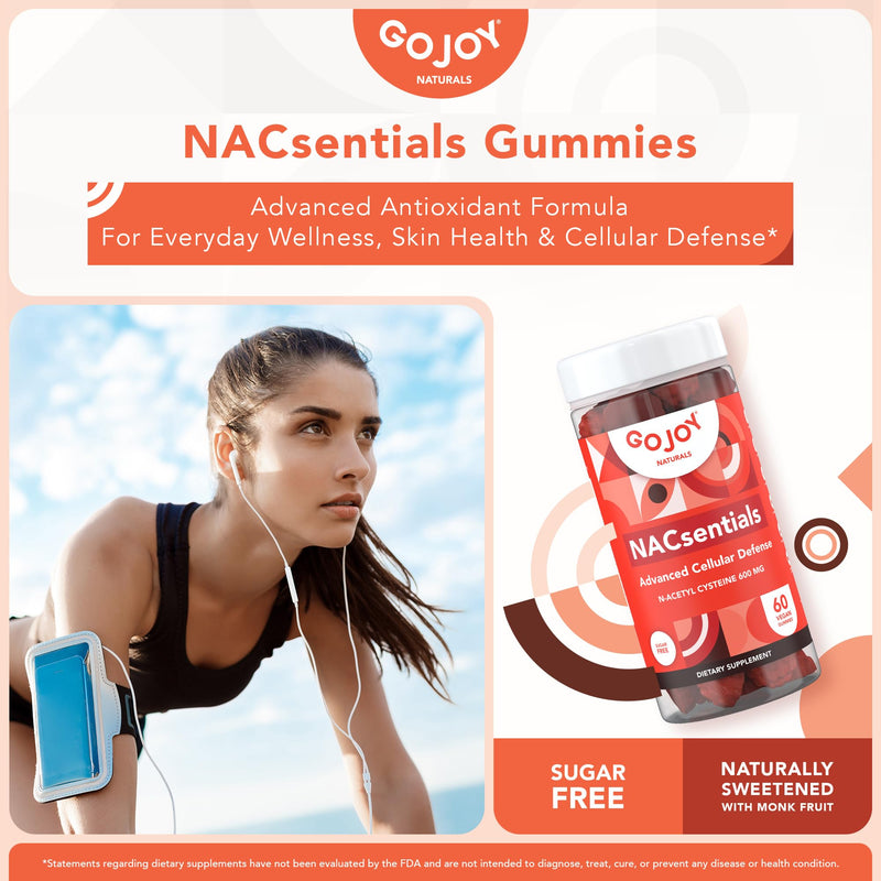 [Australia] - 7-in-1 Vegan NAC 600mg Gummies - Sugar Free N Acetyl Cysteine 600mg NAC Supplement - Powerful Antioxidant Supplement with Vitamin C, ALA, Resveratrol & More - Immune Support Gummies 