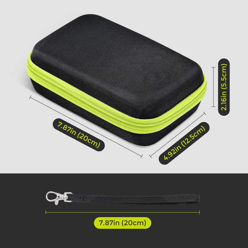 [Australia] - ProCase Case for Philips OneBlade 360 Protective Case for Electric Beard Trimmer, Razor for Trimming Travel Case OneBlade Euti Carrying Case QP2734/30 QP6551/30 QP2824/30 QP6651/30 - Black 