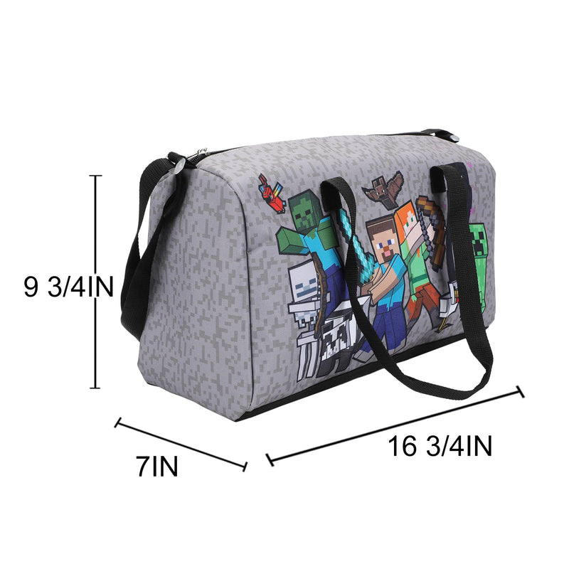 Minecraft Monster Battle 5-Piece Duffel Bag Set Minecraft Monster Battle
