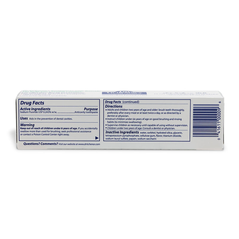 [Australia] - Dr. Tichenor's Extra Whitening and Tartar Control Fluoride Toothpaste - Cavity Fighting, Plaque Removal, and Teeth Whitening, with Natural Peppermint Flavor - 6.4 Ounce (Pack of 2) 