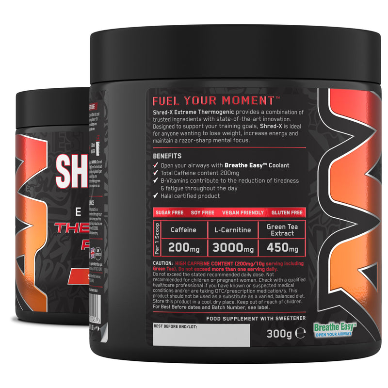 Applied Nutrition Shred X Fat Burner - ABE All Black Everything Fat Burner, Thermo Weight Management (300g - 30 Servings) (Strawberry Kiwi) Strawberry Kiwi 30 Servings (New Pack of 1)
