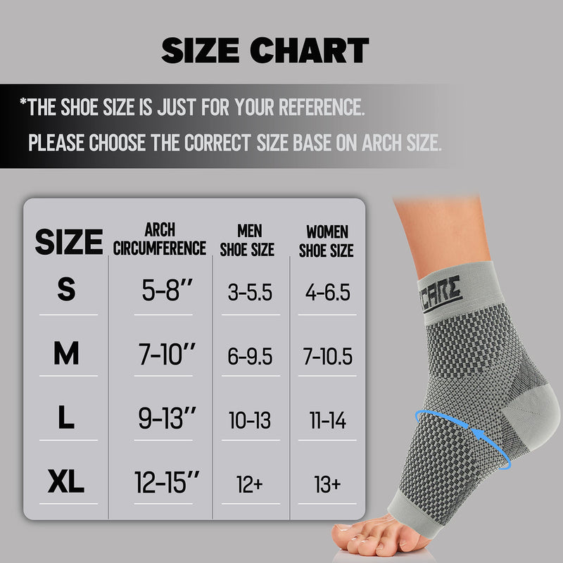 Compression Socks for Women & Men Open Toe (2 Pairs) - Best Ankle Compression Sleeve for Swelling, Achilles Tendonitis, Heel Pain & Plantar Fasciitis Relief, Gray, Medium 2pairs-Gray