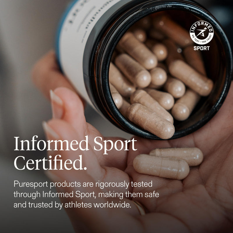Puresport Ultra Ashwagandha KSM-66 (30 Day Supply), High Strength Supplement with Holy Basil, Magnesium & Zinc, Improves Resilience, Physical Performance, Hormonal Balance and Cognitive Performance