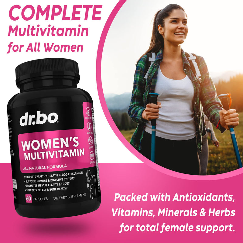 Womens Multivitamin Mineral Supplement- Organic Superfood Greens & Fruit Supplements - Women Energy Vitamin Magnesium & Zinc - Daily Super Food Fruits and Green Veggies Tablets Plus Vegetable Foods