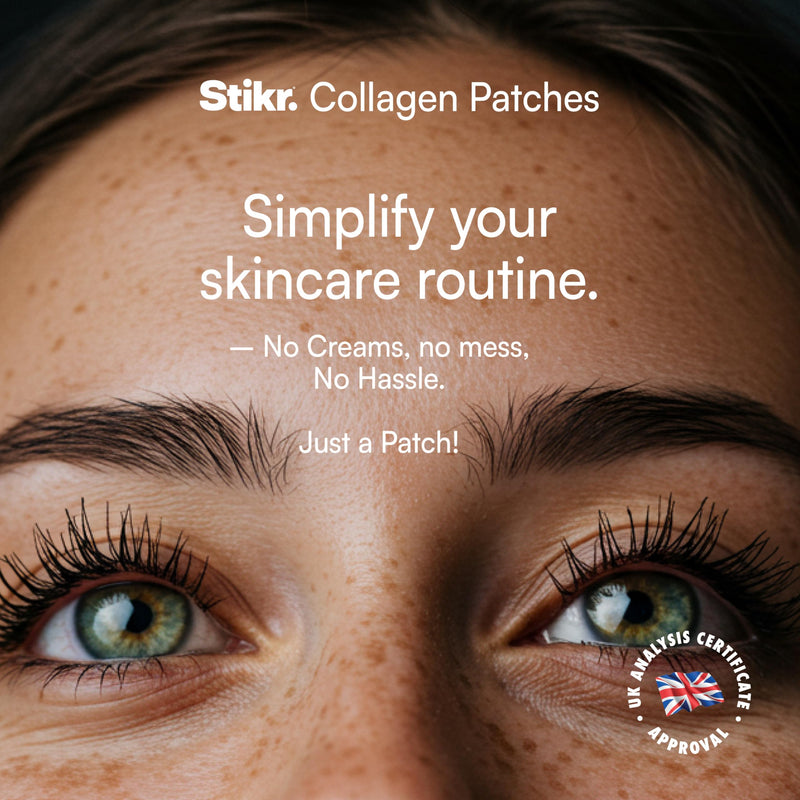 Collagen Boost Patches - Supports Collagen Production | Firmer Skin, Healthy Hair & Nails | 24hr Release, Aroma Infused | Vegan, Waterproof, UK Made - 30 Patches, 1 Month Supply