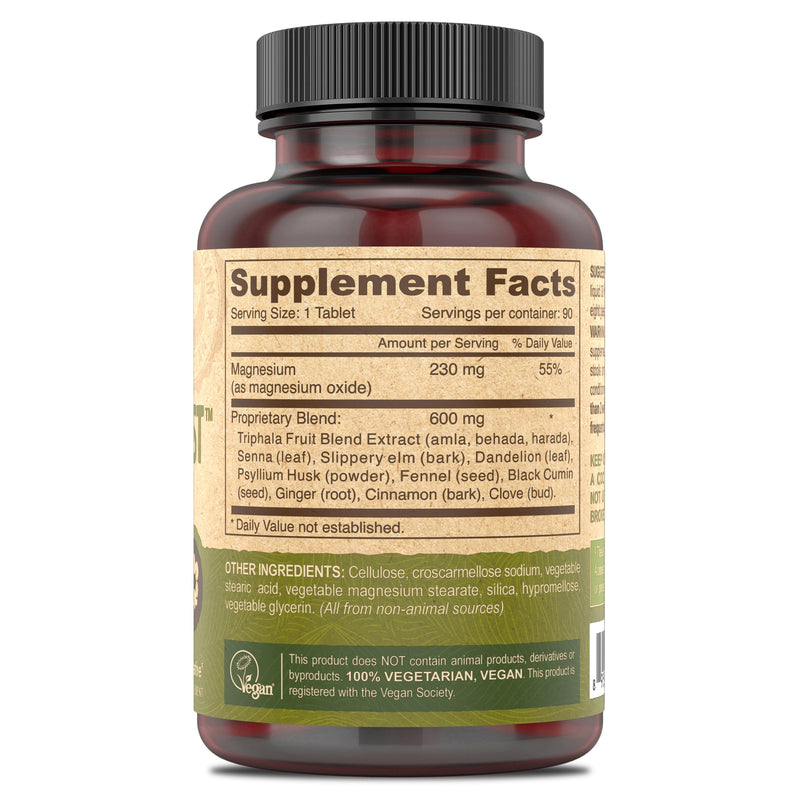 [Australia] - DEVA Vegan Colon Assist ‚Äì Tablets with Magnesium, Triphala, Psyllium Husk, Senna, Cinnamon and More, 90 Count 90 Count (Pack of 1) 