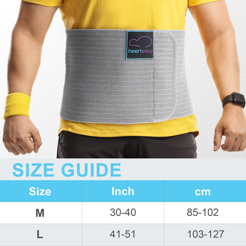 Umbilical Hernia Belt - For Men and Women – Abdominal Hernia Binder for Belly Button Navel Hernia Support, Helps Relieve Pain - for Incisional, Epigastric, Ventral, & Inguinal Hernia Small/Medium