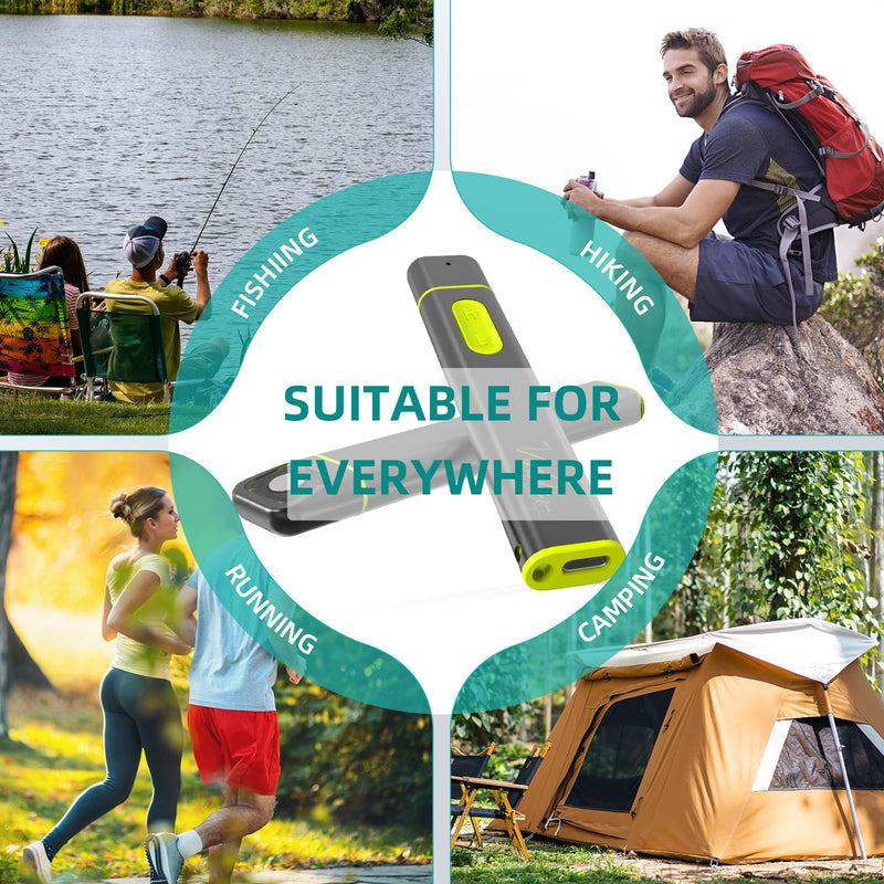 [Australia] - Insect Bite and Sting Relief, Rechargeable Bug Bite Itch Relief Thing for Mosquito Bites, Chemical-Free Insect Bite Healer, Fast Symptom Relief from Itching and Swelling - Grey Deep Grey 