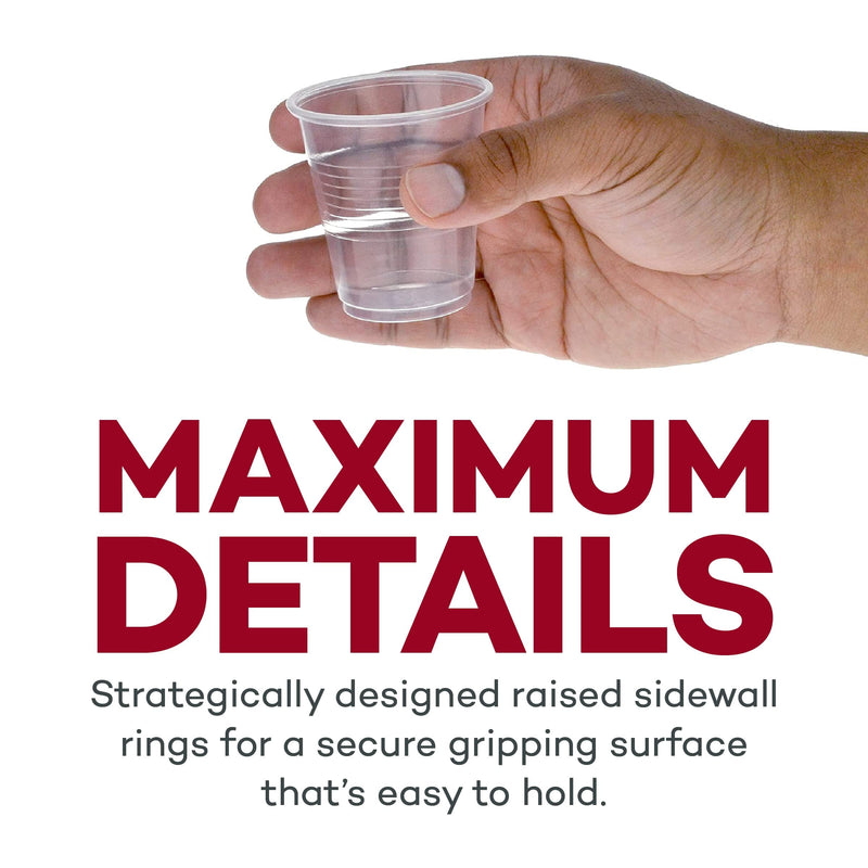 [Australia] - Dealmed 3 oz. Disposable Plastic Cups – 100% Recyclable Cups for Doctor's Offices, School Nurse's, Hospitals, at Home and More (Pack of 100) 3 oz. 