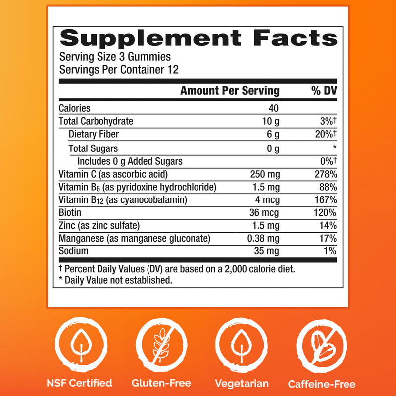 [Australia] - Emergen-C Zero Sugar Immune Support Adult Gummies 36 Count 