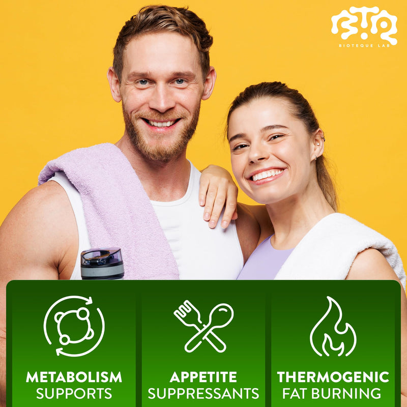 [Australia] - Weight Loss Diet Capsules, Natural Appetite Suppressant, Day & Night Fat Burner for Women & Men with Apple Cider, Green Coffee Bean Extract, Metabolism Booster Supplement - 60 Pills 