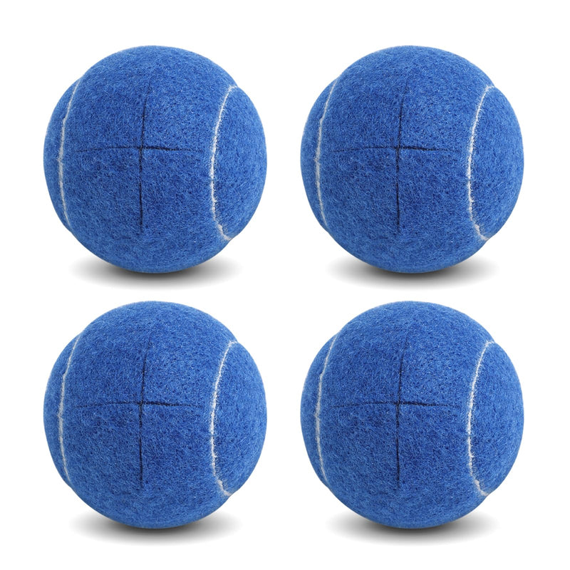 [Australia] - Walker Tennis Balls Precut Tennis Balls for Walkers 4PCS Walkers Legs Universal Precut Glide Balls, Heavy Duty Long Lasting Felt Pad Glide Coverings for Furniture Legs and Floor Protection Blue 