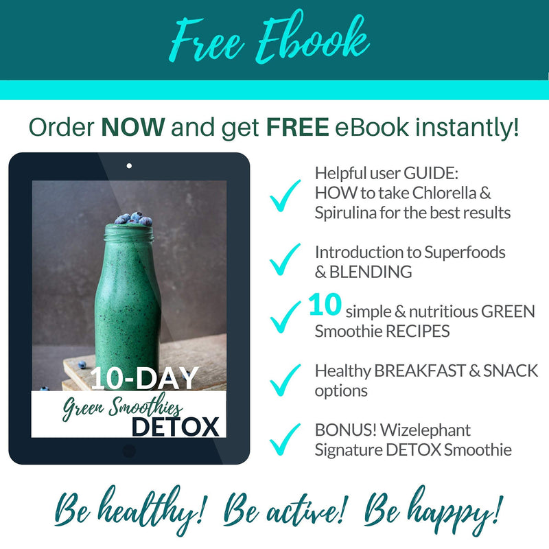 [Australia] - Chlorella Spirulina Powder Organic | Super Greens Powder and Smoothie Mix | Rich in Chlorophyll for Immune Support and Energy | Raw Vegan Protein | Spirulina Chlorella Powder | 50 Servings 