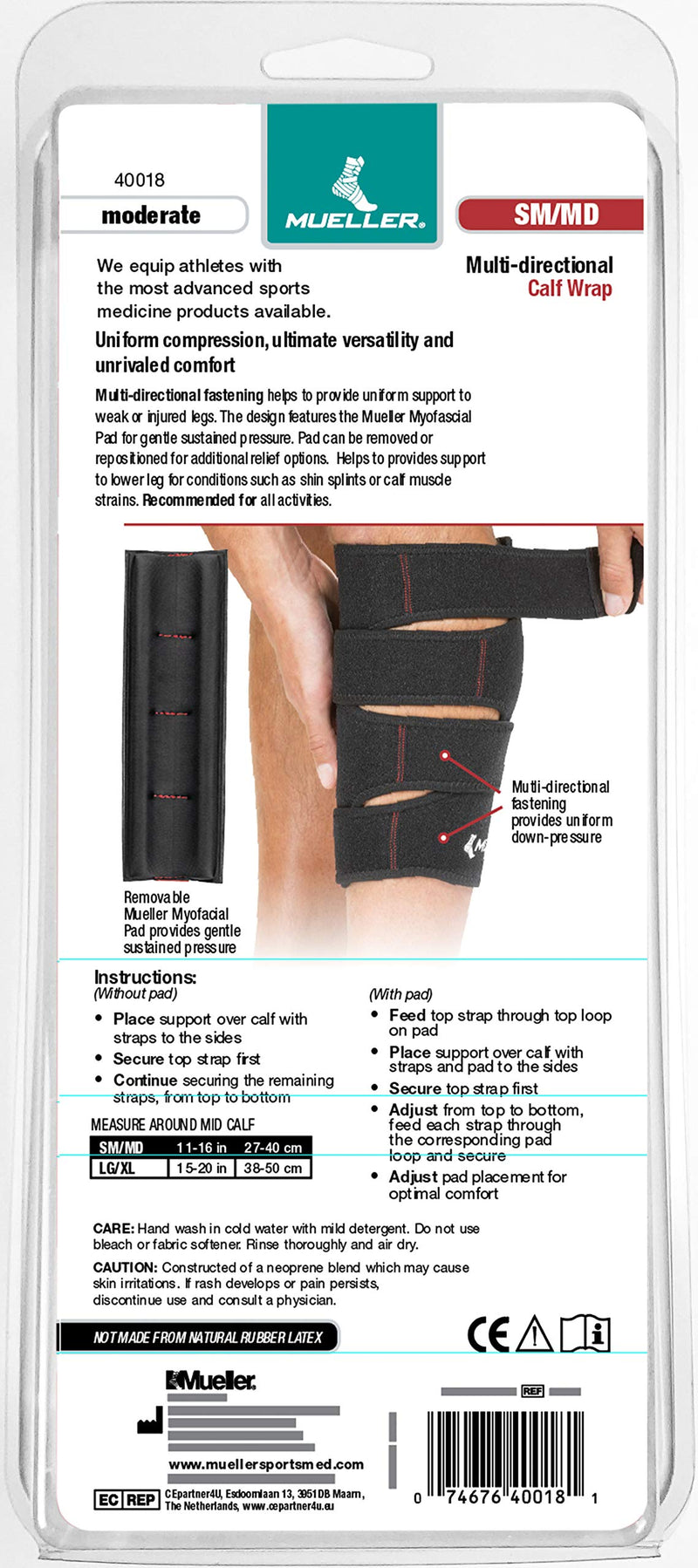 MUELLER Multi-Directional Calf Wrap Small/Medium