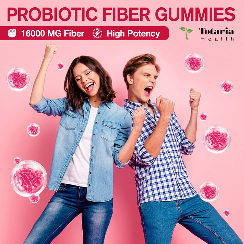 [Australia] - 9-in-1 Probiotic Fiber Gummies for Adults & Teens 16G Fiber per Serving, Psyllium Fiber Supplement with 5 Billion CFU Bacillus Coagulans, Inulin, ACV for Digestive & Gut Wellness - 60 Gummies Apple 60 Count (Pack of 1) 