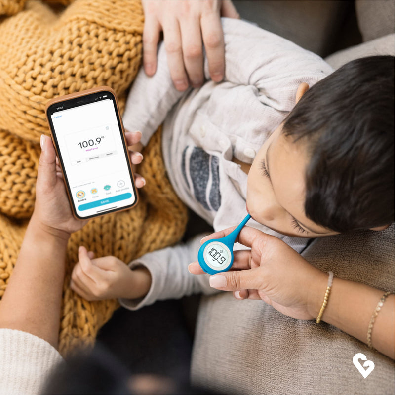 [Australia] - Kinsa Smart,Fever, Digital Medical Baby, Kid and Adult Termometro - Accurate, Fast, FDA Cleared Thermometer for Oral, Armpit or Rectal Temperature Reading - QuickCare Original version 