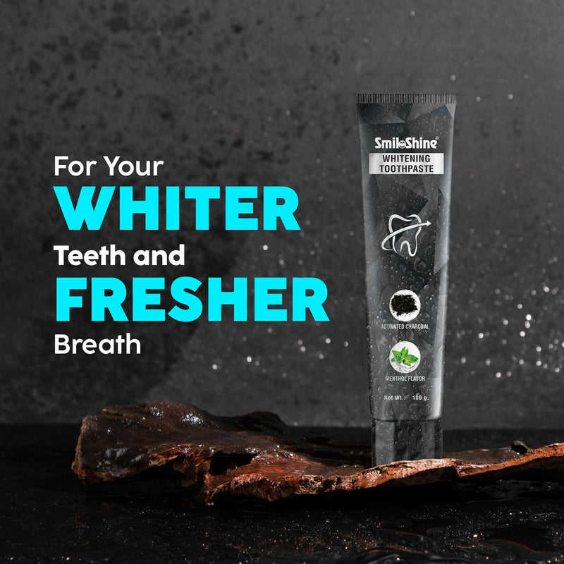 [Australia] - Whitening Toothpaste with Activated Charcoal Pack of 3 