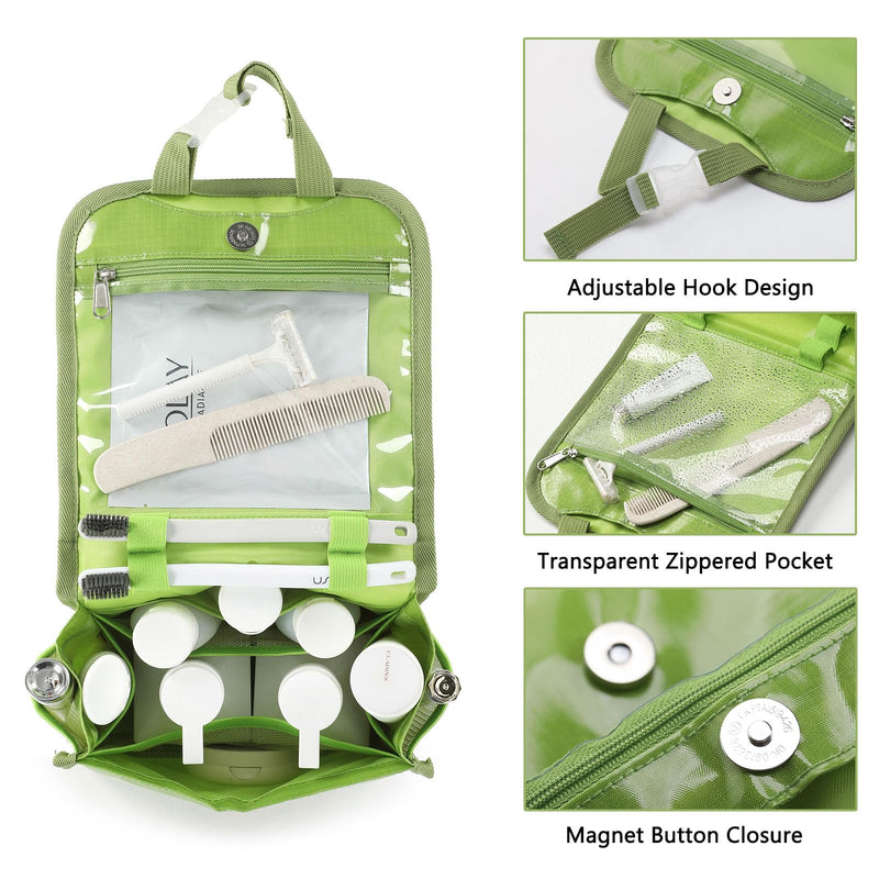 Double-Layer Travel Storage Bag & Travel Toiletry Bag for Women with Hanging Hook
