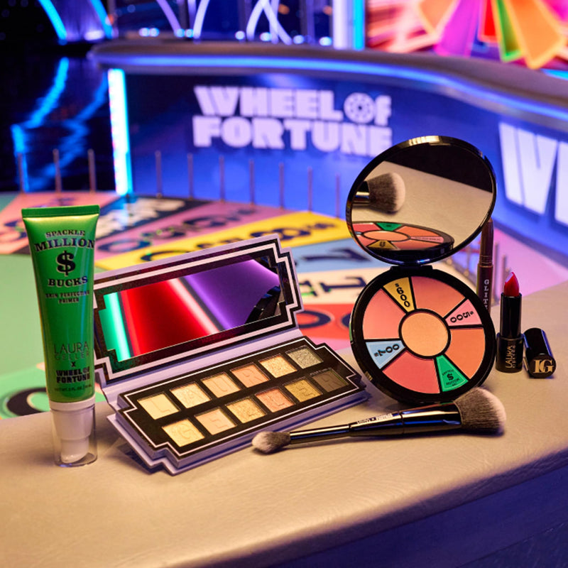 [Australia] - LAURA GELLER NEW YORK Wheel for Fortune Million Bucks Spackle Makeup Primer and Face the Day Blush Palette Kit 