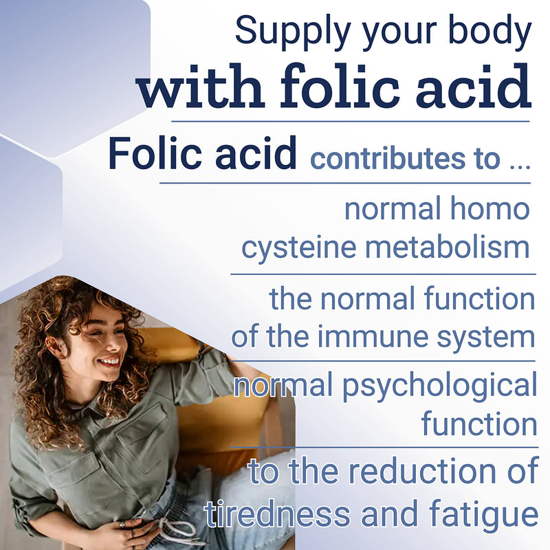 Life Extension Optimised Folate, 5-MTHF, high dose, 100 Vegan Tablets, Vegetarian, Gluten-Free, Soy-Free, Non-GMO