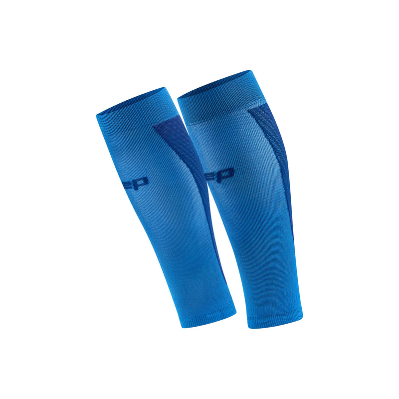 CEP Mens Core Run Ultralight 20-30 mmHg Calf Sleeves – Performance Compression Support, Quick-Dry for Running Blue/Dark Blue Medium